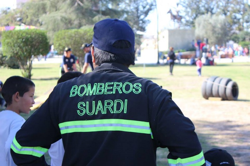 Un suardense en la zona de los incendios de Corrientes y Misiones